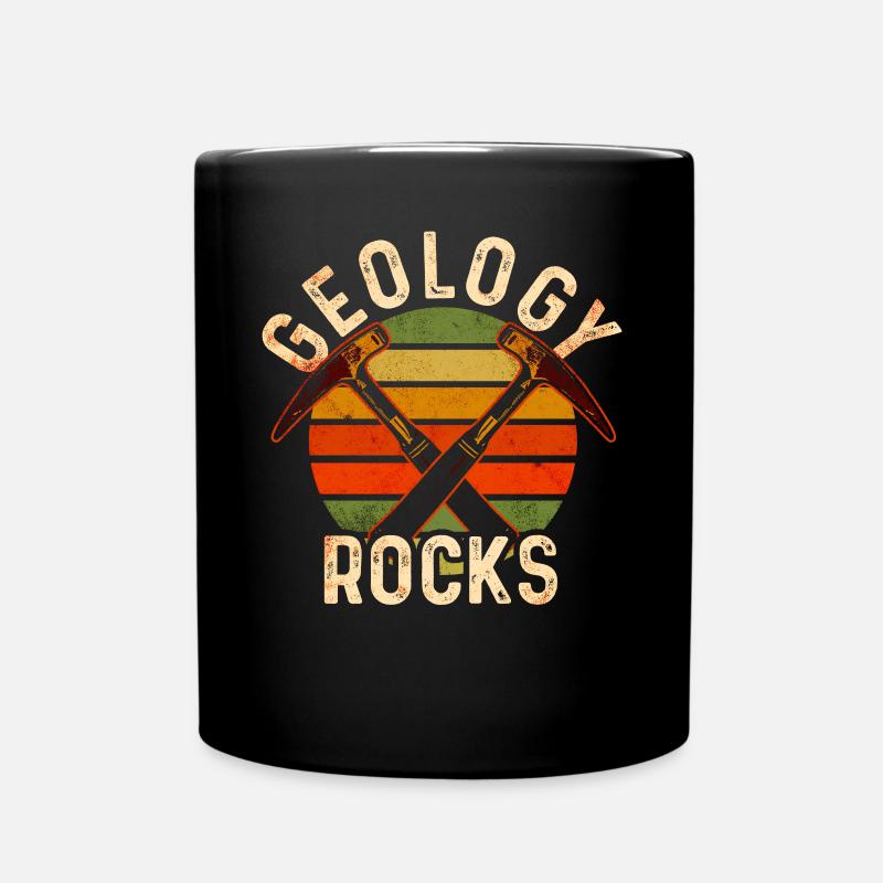 Géologie des roches - Mug uni - noir