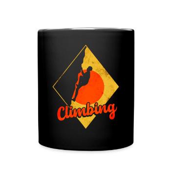 Grimper - Mug uni - noir - Devant
