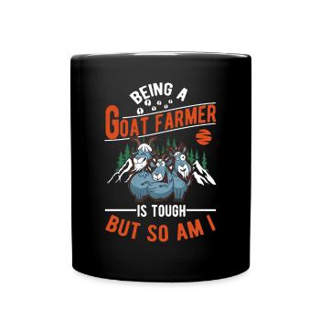 Chèvre Cadeau Chèvre Gardien Chèvre - Mug uni - noir - Devant