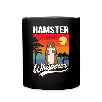 Hamster Whisperer Hamster Cadeau Hamster Doré - Mug uni - noir - Devant