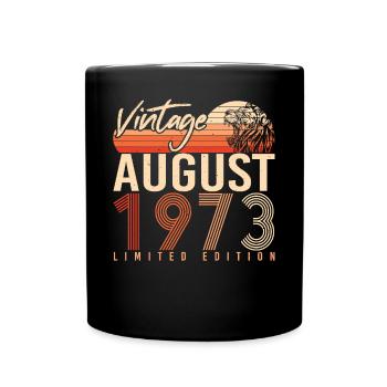 1973 August Vintage - Full Colour Mug - black - Front