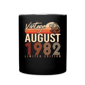 40e anniversaire août 1982 - Mug uni - noir - Devant