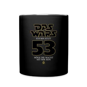 Ça y est, j’ai maintenant 53 ans - Mug uni - noir - Devant