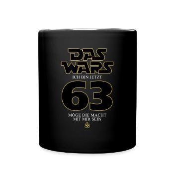 Ça y est, j’ai maintenant 63 ans - Mug uni - noir - Devant