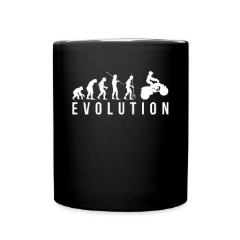 Evolution Quad Driver Shirt Gift - Full Colour Mug - black - Front
