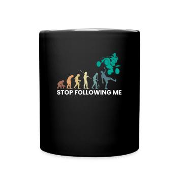 Stop Following Me Evolution Quad Driver Shirt - Full Colour Mug - black - Front