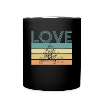 J’adore Vintage Retro Quad Driver Shirt Cadeau - Mug uni - noir - Devant