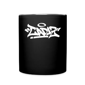 Cadiz City Graffiti Street Art HandStyle Spanien H - Tasse einfarbig - Schwarz - Vorne
