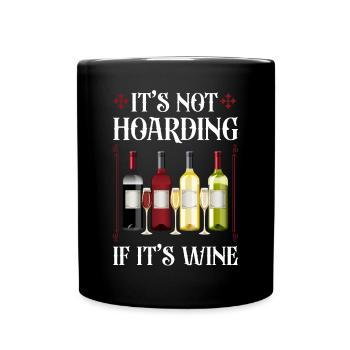 Sommelier Wine Drinking Tasting - Tasse einfarbig - Schwarz - Vorne