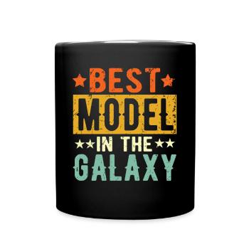 Best Model ever Model Geschenk - Tasse einfarbig - Schwarz - Vorne
