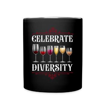 Sommelier Wine Drinking Tasting - Tasse einfarbig - Schwarz - Vorne