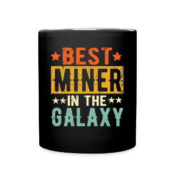 Best Miner Ever Miner - Full Colour Mug - black - Front