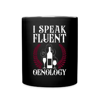 Sommelier Dégustation de vins i - Mug uni - noir - Devant