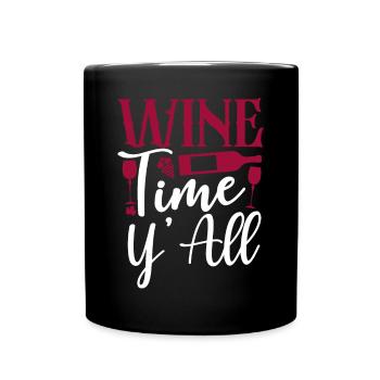 Sommelier Wine Drinking Tasting - Tasse einfarbig - Schwarz - Vorne