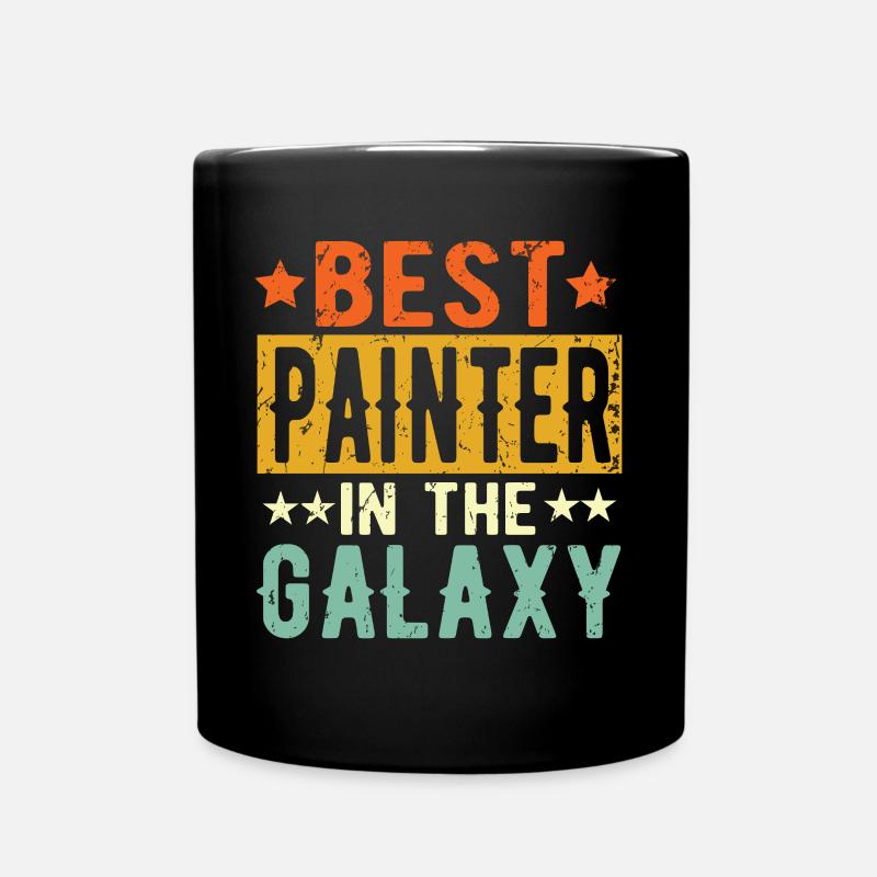 Best Maler ever Maler Geschenk - Tasse einfarbig - Schwarz