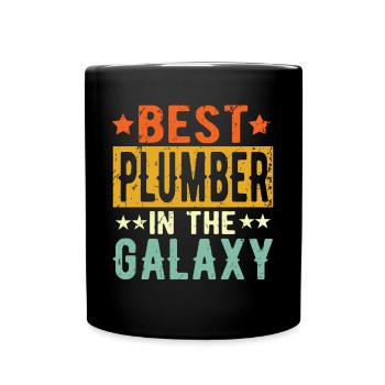 Best Plumber ever Plumber Gift - Full Colour Mug - black - Front