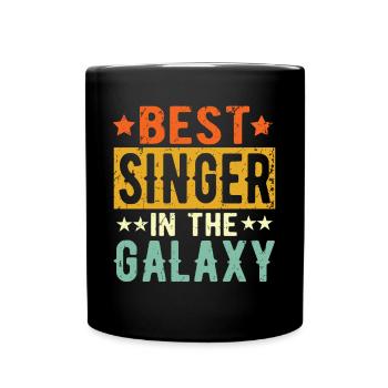 Best Sänger ever Sänger Geschenk - Tasse einfarbig - Schwarz - Vorne