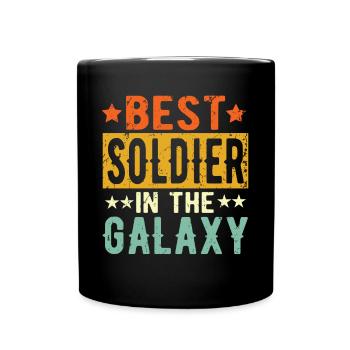 Best Soldier ever Soldier Gift - Full Colour Mug - black - Front
