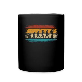 Foto Kamera Fotograf Evolution Retro-Fotografie - Tasse einfarbig - Schwarz - Vorne