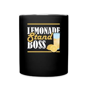 Stand de limonade Boss Limonadenstand - Mug uni - noir - Devant