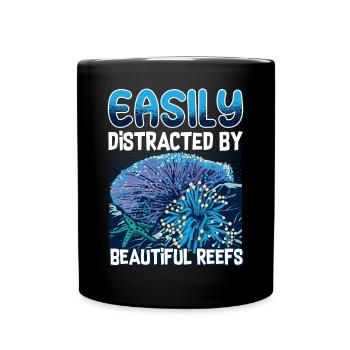 Marine Science Design for an Ocean Student - Full Colour Mug - black - Front