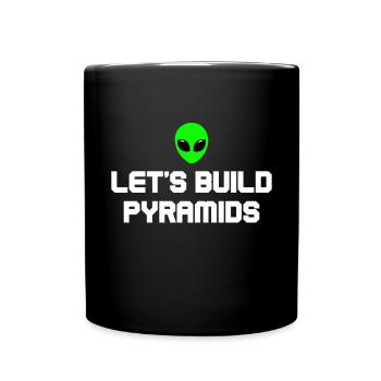 Alien Tshirt OVNI Alien Enfants Mars Messieurs - Mug uni - noir - Devant