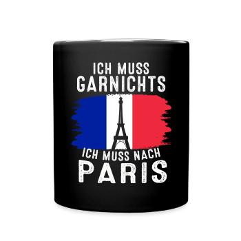 France Drapeau France Paris Marseille Français - Mug uni - noir - Devant