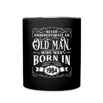 1984 Fête d’anniversaire Vieille année de construction - Mug uni - noir - Devant