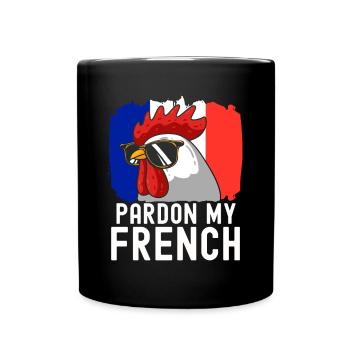 France Drapeau France Paris Marseille Français - Mug uni - noir - Devant