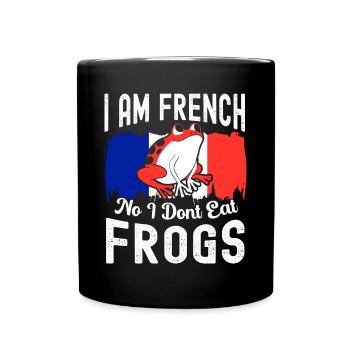 France Gift Paris French French Monaco - Full Colour Mug - black - Front