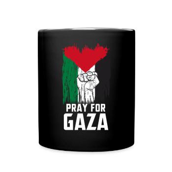 Palestine Tshirt Hommes Enfants Femmes Palestine - Mug uni - noir - Devant