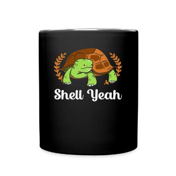Turtle - Full Colour Mug - black - Front