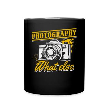 Fotografie Fotografie Was sonst Kamerafotograf - Tasse einfarbig - Schwarz - Vorne