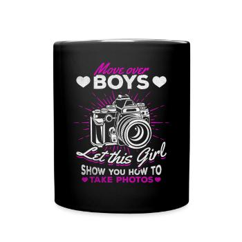 Let this girl show you how to - Full Colour Mug - black - Front