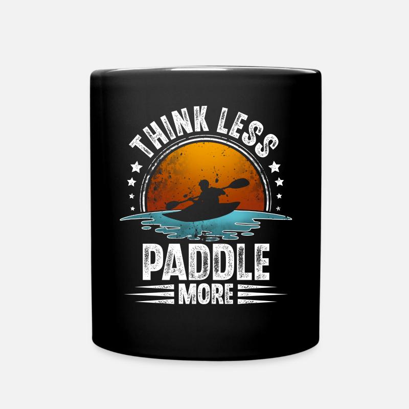 Kayak Kayaking Paddle Kayaker Kayaker - Mug uni - noir