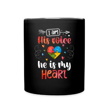 Autisme Cadeau Autiste Asperger TDAH Autisme - Mug uni - noir - Devant