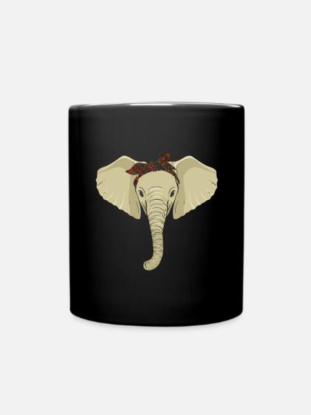 Elephant Tshirt pour Elephant Elephant Kids Zoo - Mug uni - noir