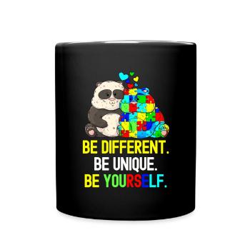 Tshirt autistique Autimus Cadeau Asperger Enfants - Mug uni - noir - Devant