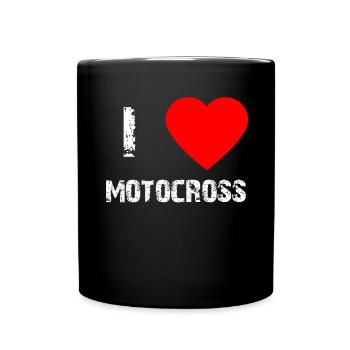 Motocross - Full Colour Mug - black - Front