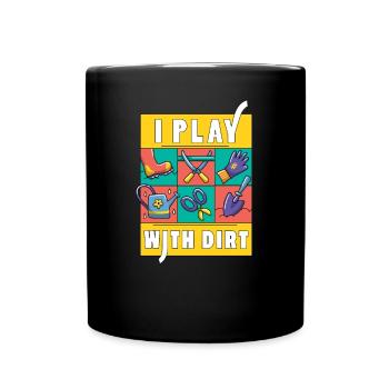 I play with the garden inventory The Plant - Full Colour Mug - black - Front