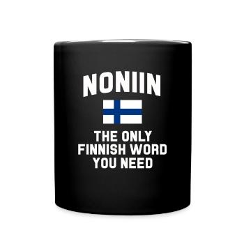 Finlande Gift Scandinavia Finlande Suomi Finne - Mug uni - noir - Devant