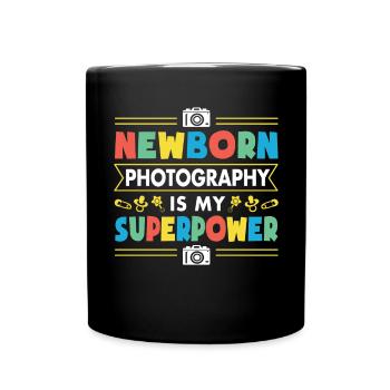 Photography Camera Lens Retro - Tasse einfarbig - Schwarz - Vorne