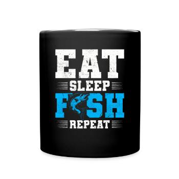 Fishing Angler Fishing Fishing Holiday Gift - Full Colour Mug - black - Front