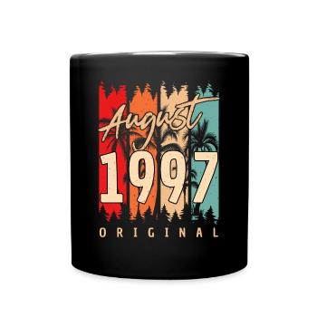 Born in August 1997 - Full Colour Mug - black - Front