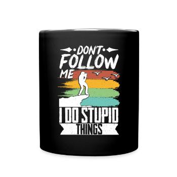 Photography Camera Lens Retro - Tasse einfarbig - Schwarz - Vorne