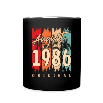 Gift idea for August 1986 - Full Colour Mug - black - Front