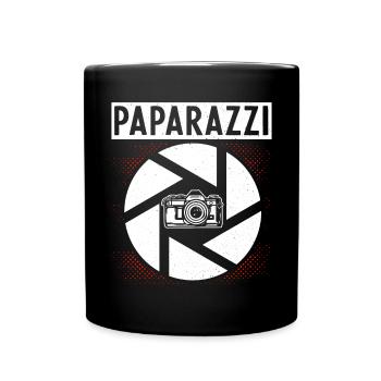 Photography Camera Lens Retro - Tasse einfarbig - Schwarz - Vorne