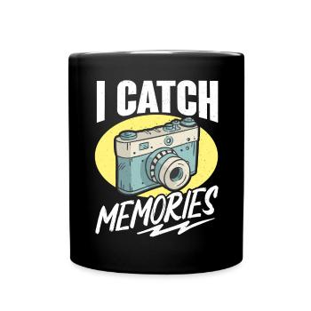 Photography Camera Lens Retro - Tasse einfarbig - Schwarz - Vorne