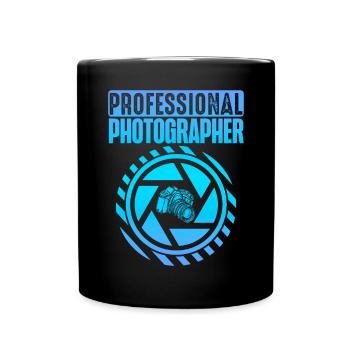 Photography Camera Lens - Tasse einfarbig - Schwarz - Vorne