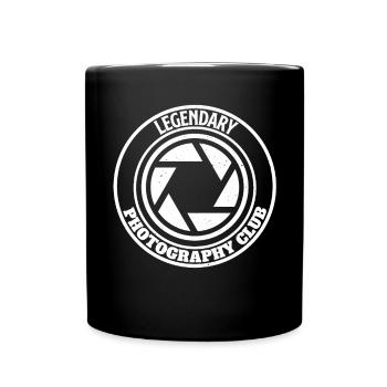 Photography Camera Lens Retro - Tasse einfarbig - Schwarz - Vorne
